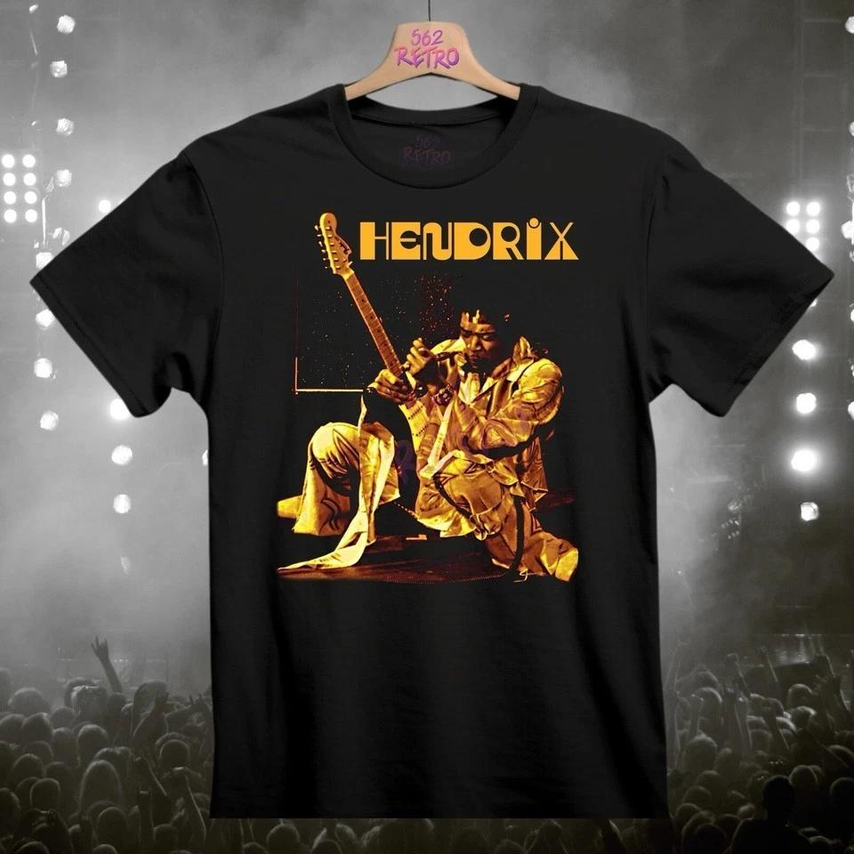 Jimi Hendrix Classic Rock Band Unisex Black TShirt