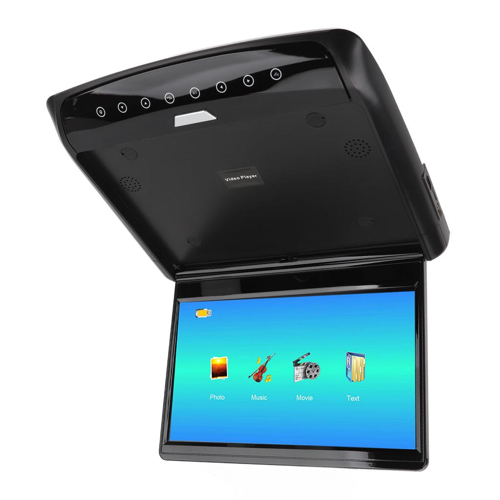 Автомобильный потолочный плеер 11,6 дюймов HD IPS экран угол открытия 170 градусов развлечения для задних сидений для бизнес-автомобиля внедорожника дома на колесах черный