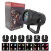 LED Christmas Snowflake Projection Lights Halloween Pattern Projector Lamp Interior Decoration Flash Lights Laser Stage Light