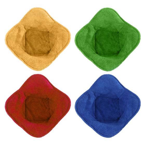 Heating Bowl Cover Microwave Safe Easy Handling Heat Resistant with Corner Edge Design Bowl Pot Holder