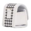 Instant Camera Bag Stylish Plaid Pattern PU Protective Carrying Case with Hand Strap for Instax PAL