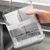 Съемная корзина для палочек для еды Пластиковый органайзер для столовых приборов Держатель для хранения посуды Кухня