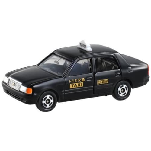 Takara Tomy Tomica № 051 Toyota Crown Comfort Taxi (коробка) Мини-машинка для детей от 3 лет и старше, черная