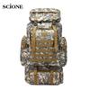 SCIONE Рюкзак большой емкости 80 л, камуфляжный уличный рюкзак, дорожная сумка для альпинизма