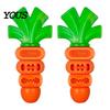 Игрушки для игр на улице для собак, Морковка-погрызушка, Для чистки зубов щенков, Интерактивные, С дозатором лакомств, Устойчивые к разгрызанию, Игрушка для агрессивно грызущих, Маленькие, Средние