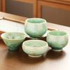Японская керамическая пиала Домашний набор для чая Кунг-фу Маленькая чашка Чашка мастера чайной церемонии Традиционная посуда для напитков Аксессуары для чая