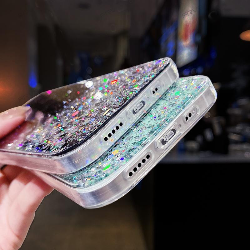 Милый ночной блестящий звездный блестящий мягкий чехол для телефона Samsung Galaxy A05 A05S A15 A55 A35 A06 A16 A26 A36 A54 5G S23 S25 S24+ Plus Ultra M23