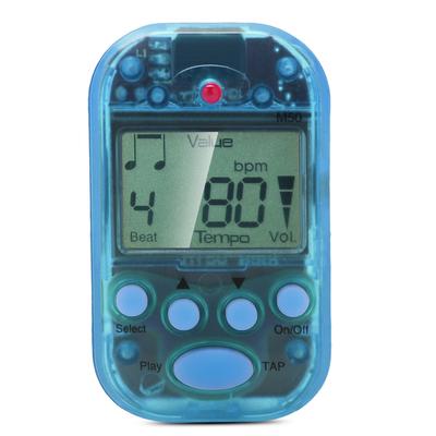 Meideal Mini LCD Digital M50 Metronome Beat Tempo Гитарный музыкальный аксессуар с батареей(синий)