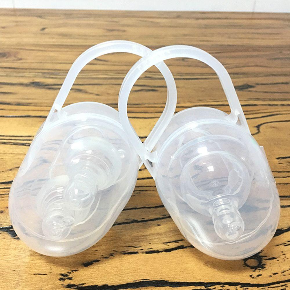 Portable Oval Shape Mother & Kids Nipple Storage Pacifier Case Nipple Box Pacifier Box Storage Box