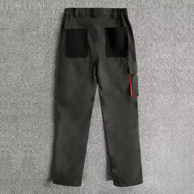 Men's Multi-Pocket Workwear Set: Wear-Resistant, Automotive Repair Jumpsuit with Logo