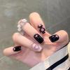 24 шт. Spice Girl Sweet Cool Ins Wind Wearing Nail Pink Love Impact Black Purple Full Nail Art