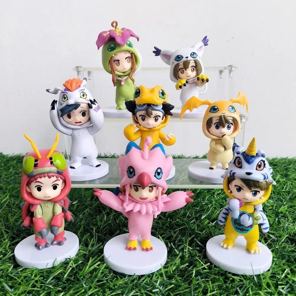 Аниме Digimon Adventure Гарурумон V-Зверь Милый Косплей Фигурка Действия Модель Украшение для Рабочего Стола Детская Игрушка Подарок