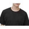 Uniqlo Однотонная охлаждающая футболка с круглым вырезом и коротким рукавом, мужские топы, черный 454315-09