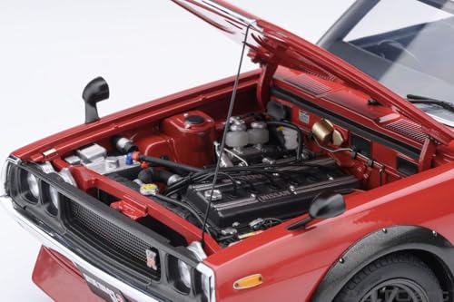 AUTOart 1/18 Nissan Skyline 2000GT-R (KPGC110) Tuned Version Red Finished Product 77468
