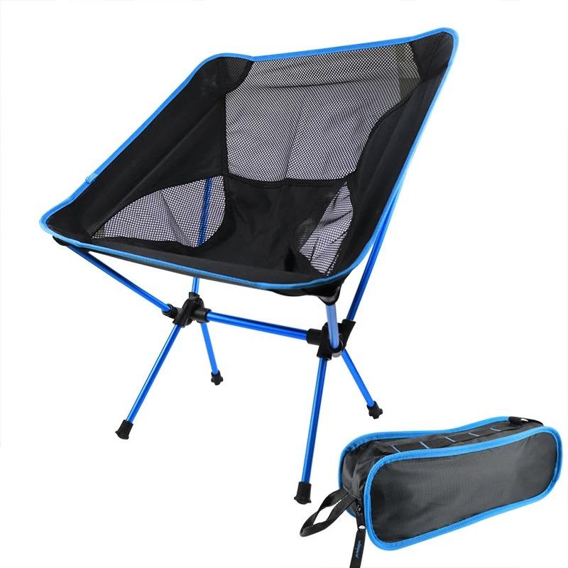 Outdoor Travel Folding Chair Camping Fishing Chair Longue Chair for Relaxing Tourist Beach Chaise Foldable Leisure Travel Furniture Picnic BBQ Garden