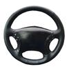 Customized Original DIY Car Steering Wheel Cover For Mercedes Benz W203 C-Class 2001-2007 Leather Braid For Steering