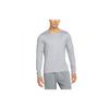 Reflective Logo Training Running Long Sleeve Crew Neck T-Shirt Men Tops Light-Grey DD4755-084