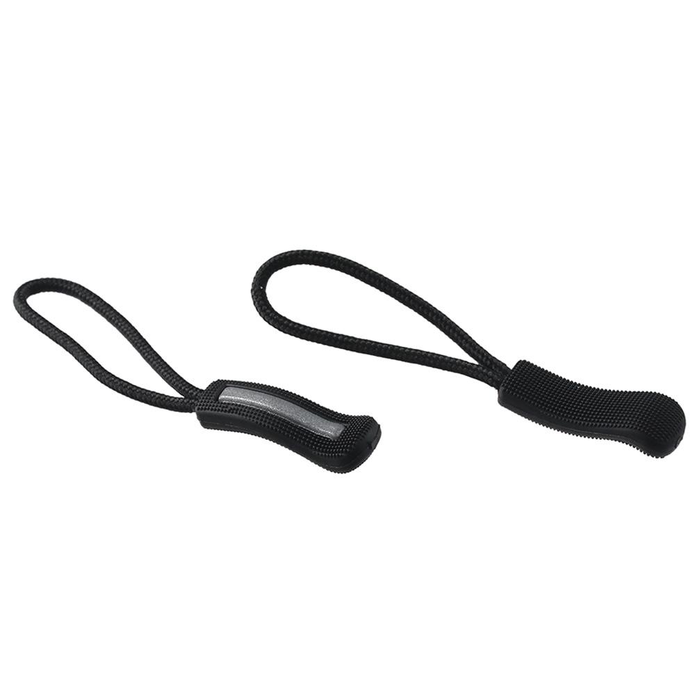 30Pcs Plastic Pull Tail Rope Black Zipper Rope Pulling Rope Clothing, Luggage, Shoes and Boots