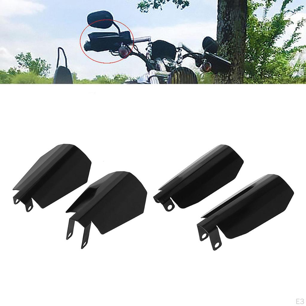 2x Motorcycle Handguards Supplies Accessories for Electra Glide Touring