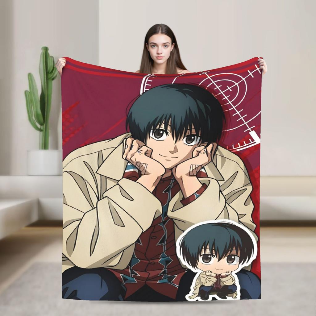 Йоичи Нагумо Фланелевый Плед Одеяло Sakamoto Days Аниме Одеяла для Дома Путешествий Теплые Постельные Покрывала