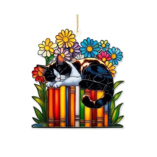 Плоские акриловые подвески-животные, разноцветные ловцы солнца, украшения для подвешивания на окно, на елку, декор для сада, ручной работы, подарок для любителей бабочек