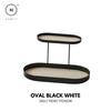 Homlly Lako Double Tier Desk Display Storage Tray Rack