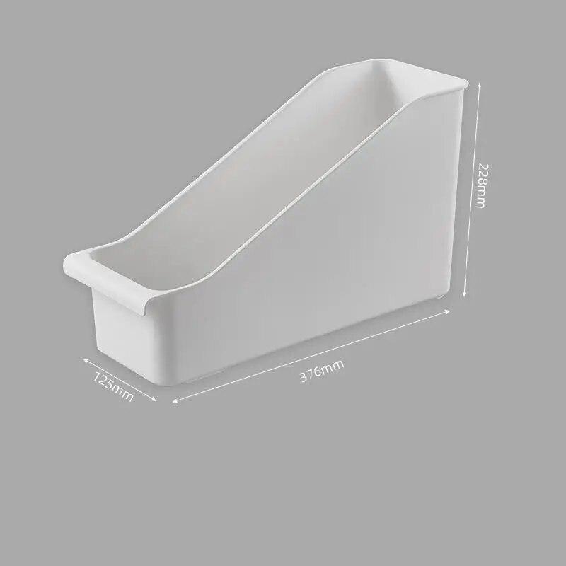 Большой ящик для хранения кухонной утвари, контейнер с колесиками, органайзер для кладовой, шкаф, кастрюля, горшок, держатель для специй, всякая всячина, пластик, белый