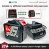 Совместим с электрическим гайковертом Makita 21V: Аккумулятор для электропилы, автомойки, угловой шлифмашины и ударного гайковерта