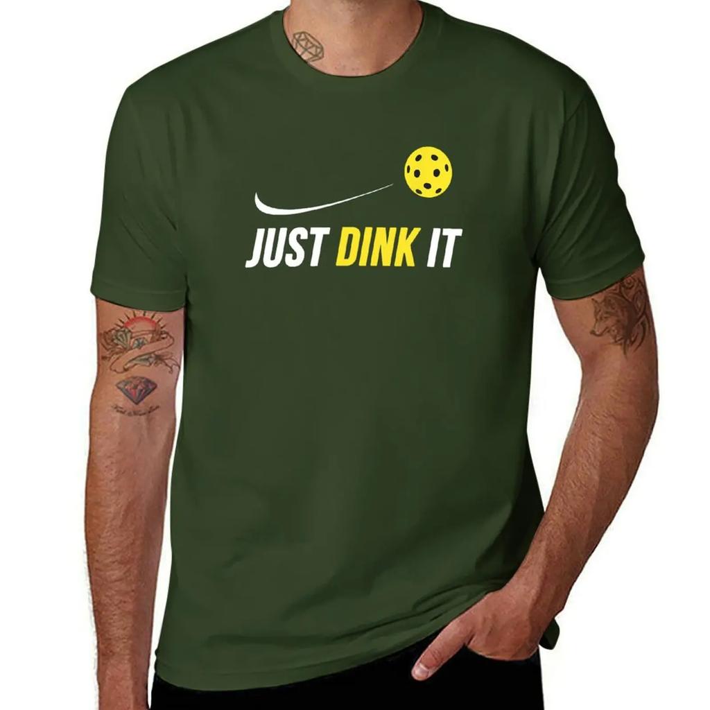 Just dink it funny pickleball T-Shirt summer clothes vintage basketball graphic tees t shirts for men