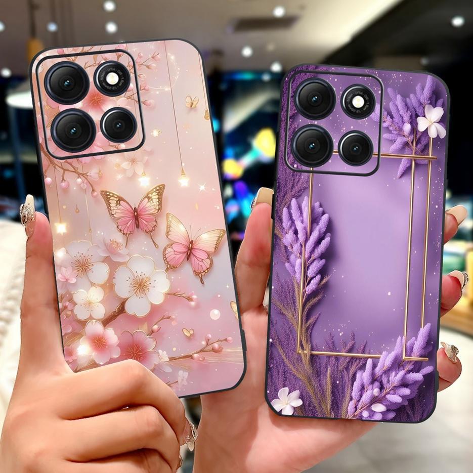For Motorola Moto G86 Power Case Luxury Buttefly Painted Cover Soft Silicone Case For Motorola Moto G86 G 86 MotoG86 Power Shell