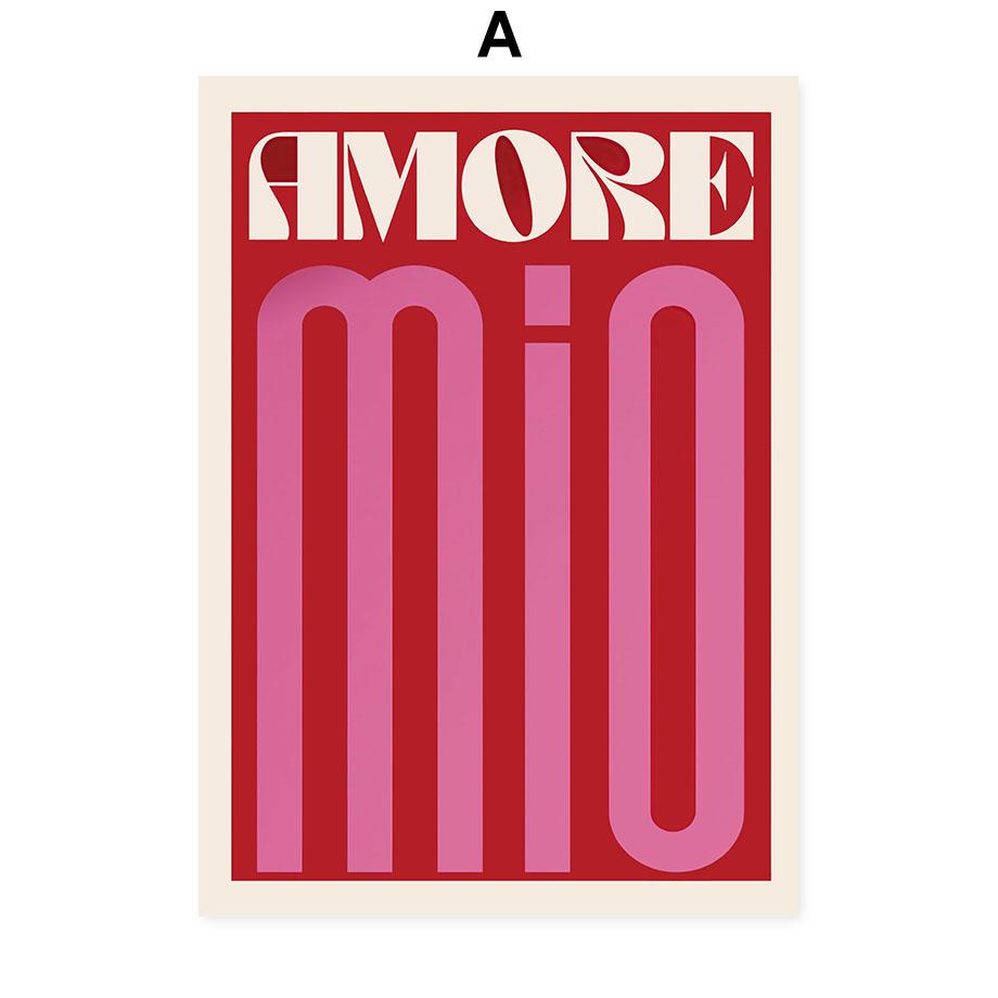 Абстрактные цветы Mio Wall Art Posters Gallery Prints Canvas Decorative Painting Wall Decoration Mural Pictures Living Room Decor