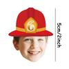 20pcs Firefighter Hat With Customized Face Sticker Personalized Age Birthday Paper Label Custom Sealing Stickers Party Supply