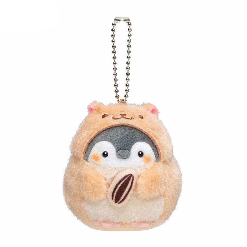 Decoration Bag Decorating Keychain Pendant Pretending Hamster Dog Stuffed Animal Penguin Plush Doll