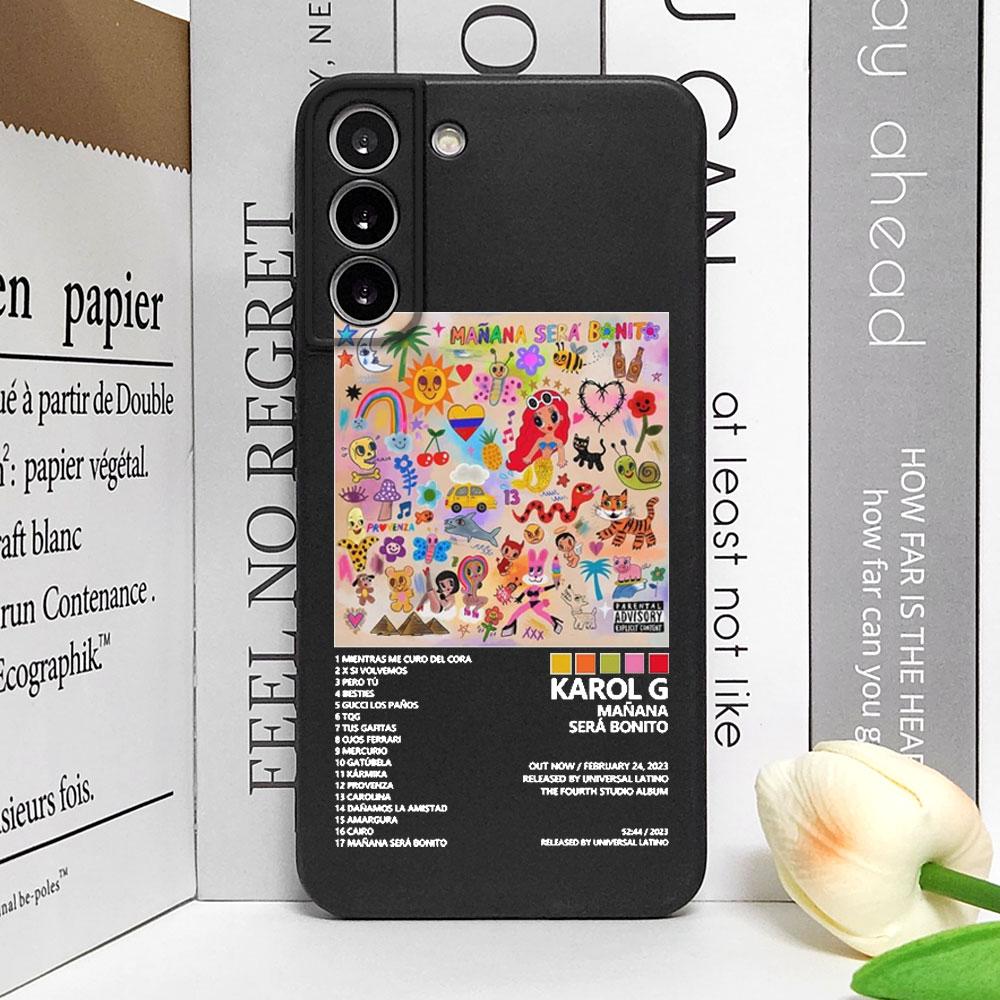 Чехол для телефона Karol G Manana Sera Bonito для Samsung Galaxy S22 S23 S24 S25 Ultra S20 Plus S21FE Мягкий силиконовый чехол Эстетичный корпус