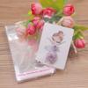 Zerong 50pcs Flower Style Earrings and Necklace Display Cards Cardboard Necklace Set Pendant  Package Hang Tag Card  5x7cm