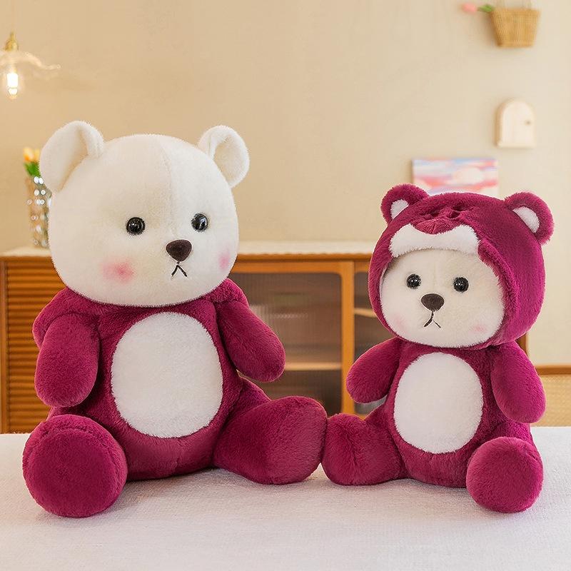 Cute Transforming Lena Bear Plush Toy For Kids Valentine's Day Gift