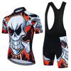 Mens Short Sleeve Cycling Jersey Set Breathable Quick Dry Bike Apparel Road Mountain Biking
