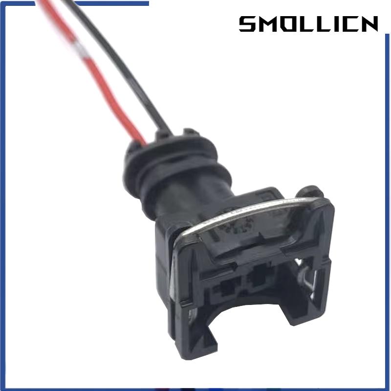 1 Set 2 Pin Efi Series Female Nozzle Lgnition Coil Water Temperature Sensor Wire Plug EV1 With 15cm Wires