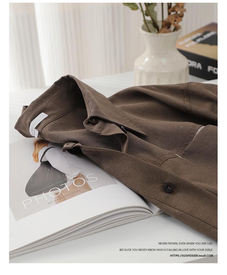 Design Sense Splicing Long-Sleeved Shirt for Women