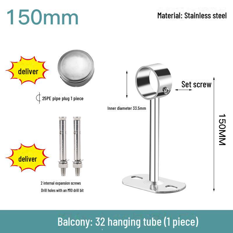 Stainless Steel Windproof Outdoor Clothes Drying Rack for Balcony.