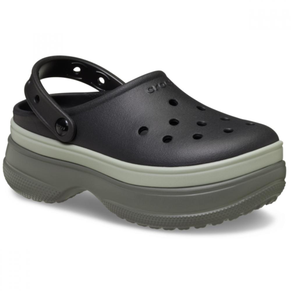Crocs Классические сабо на платформе черные 211355 001