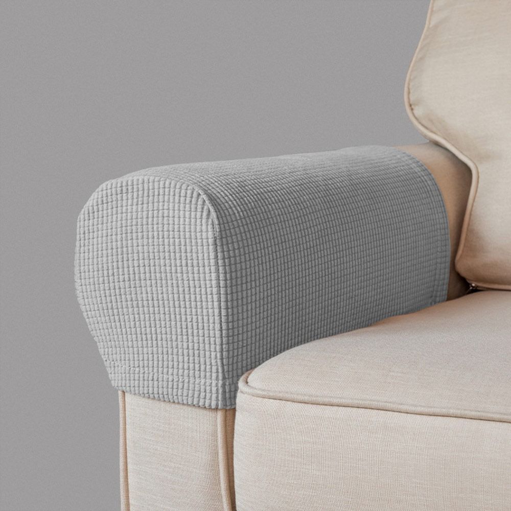1Pair Stretch Sofa Cover Elastic Couch Arm Protector Sofa Armrest Cover  for Home Furniture Decor