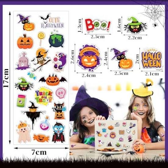 Halloween stickers 240 pieces 3D decoration reward