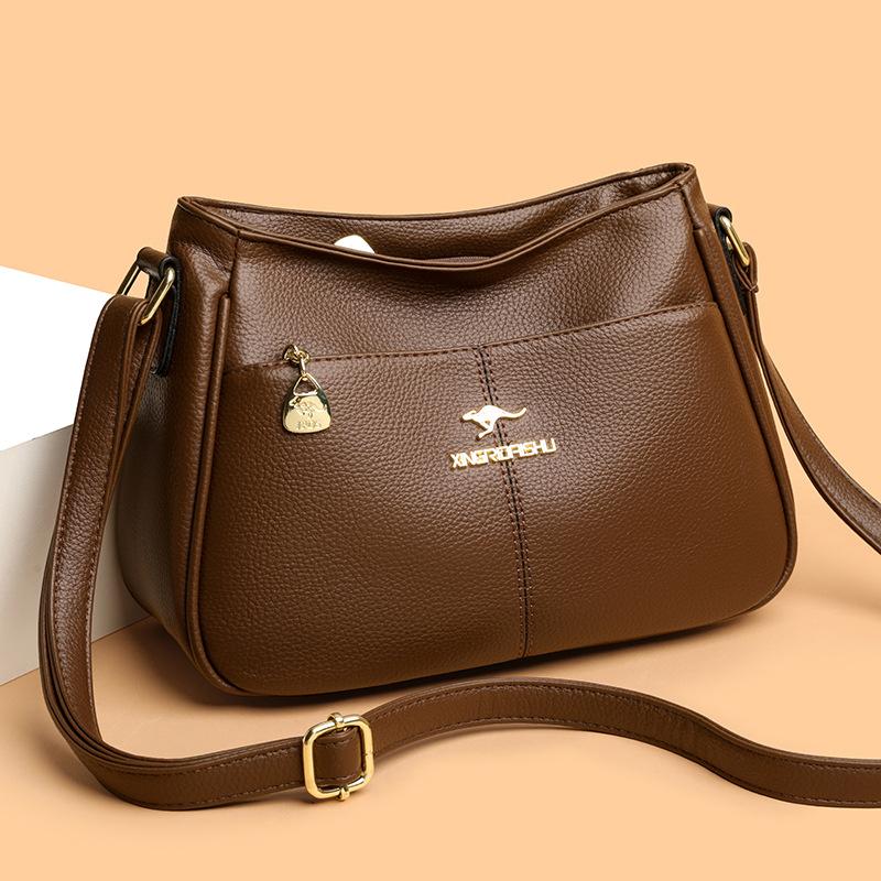 Одноплечная сумка, Ретро многокарманная сумка через плечо, Женская модная сумка для мобильного телефона, Легкая сумка для покупок