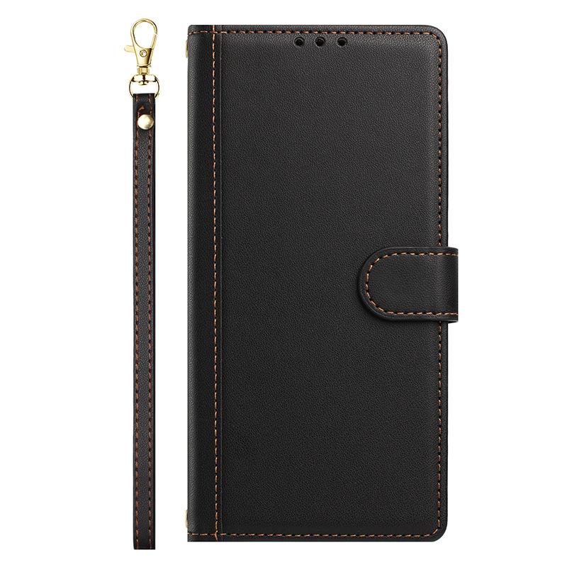 Flip cover mobile phone case is suitable for Apple 17E Samsung Iphone mobile phone leather case card magnetic splicing leather protection