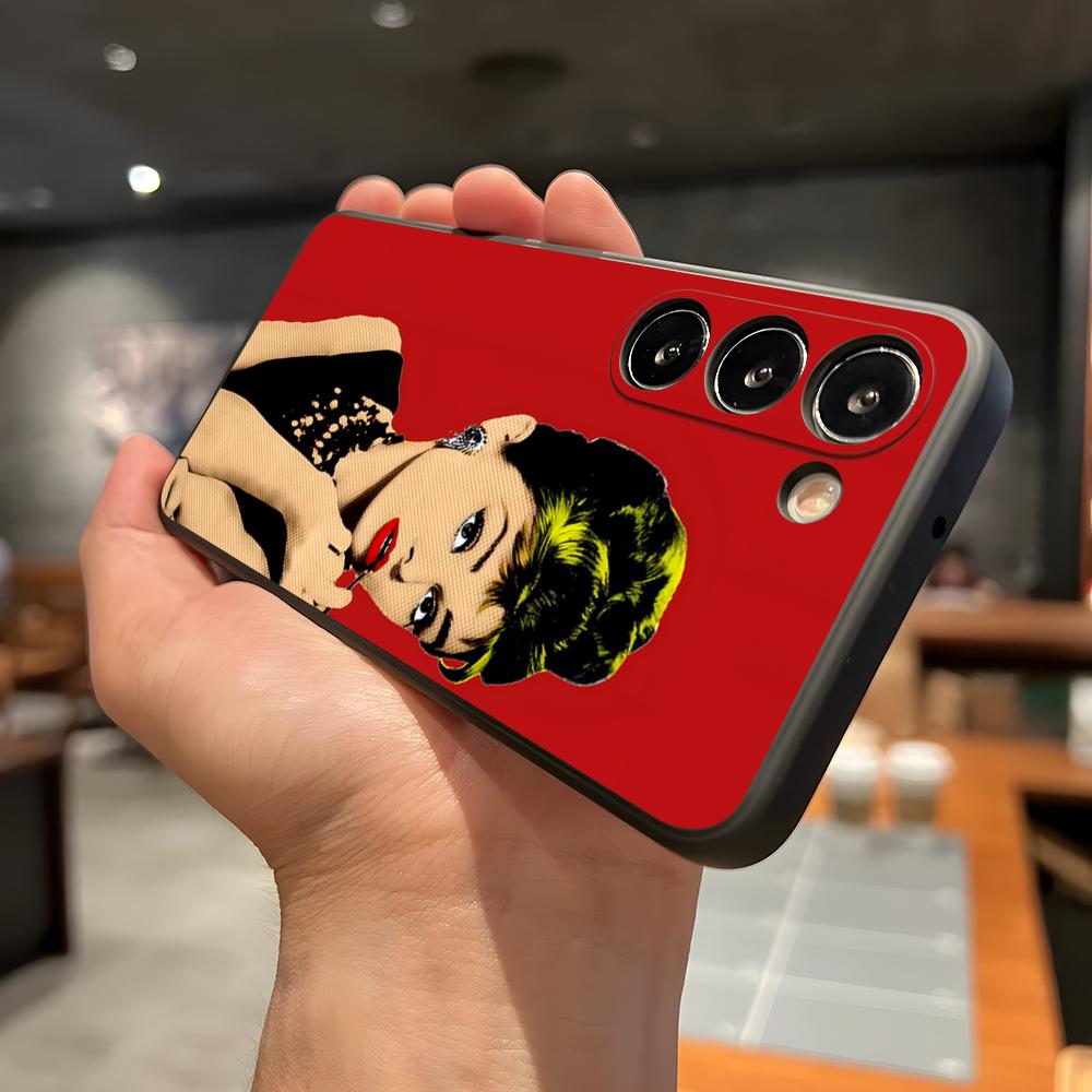 Чехол для телефона Audrey Hepburn Breakfast At для Samsung A56 A36 A26 A16 A15 A25 A35 A55 A14 A34 A24 A54 Черный Мягкий