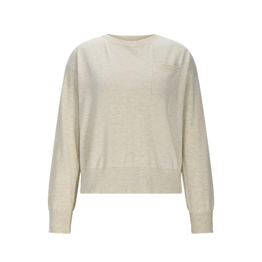 2025 Осень/Зима Теплый Повседневный Однотонный Женский Пуловер с Круглым Вырезом