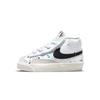 Кроссовки Blazer 77 BB с амортизацией, устойчивые к скольжению и истиранию, средней высоты, для скейтбординга, Белый Черный, для младенцев и малышей, DJ2620-100