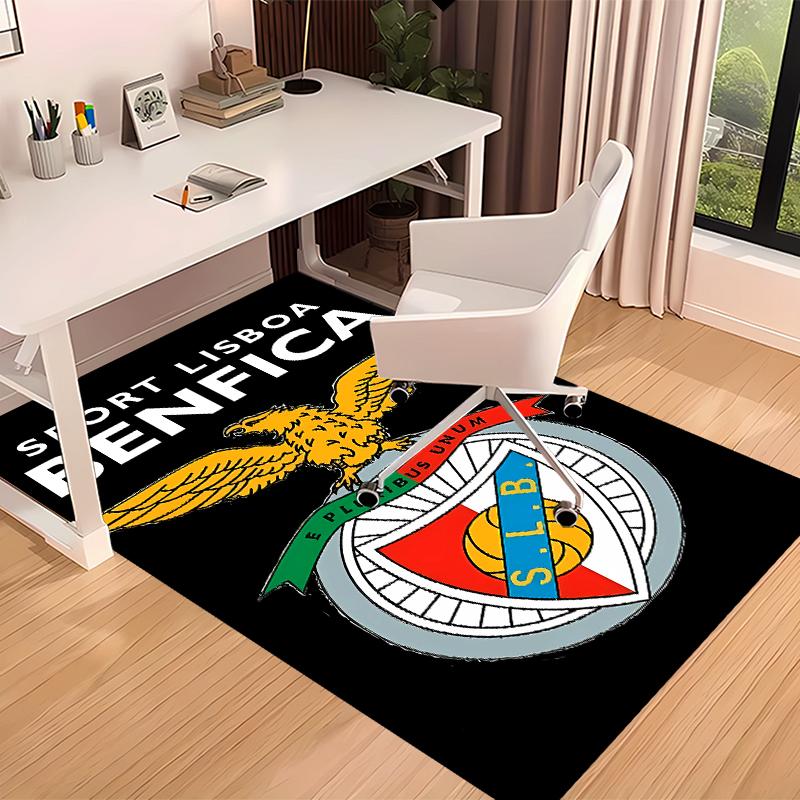 Sport Lisboa e Benfica Printed Absorbent Washable Carpet, Non-Slip Bathroom Mats, Kitchen Rugs, Yoga Mat,Living Room Entrance, Camping Picnic Rugs