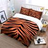 Tiger Stripe Pattern 3-Piece Bedding Set Bedding set (1 duvet cover, 2 pillowcases, duvet not included)